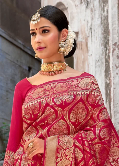 Bridal Red Banarasi