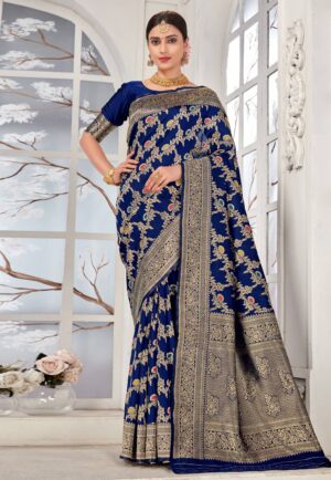 Blue Silk Saree